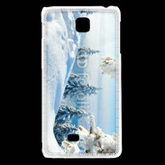 Coque LG F5 Paysage hiver 