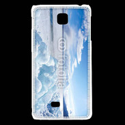 Coque LG F5 Plaine enneigée