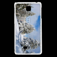 Coque LG F5 Route enneigée