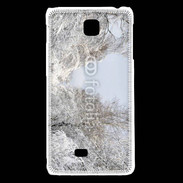 Coque LG F5 Forêt enneigée