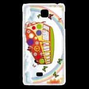 Coque LG F5 Flower power