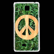 Coque LG F5 Paix et herbe