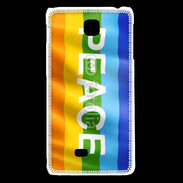Coque LG F5 Rainbow peace 5