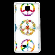 Coque LG F5 Symboles de paix