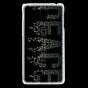 Coque LG F5 Paix musicale