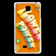 Coque LG F5 Flower power 4