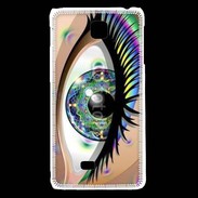 Coque LG F5 Œil hippie