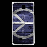 Coque LG F5 Peace and love grunge