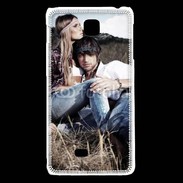 Coque LG F5 Hippie amoureux et tranquile