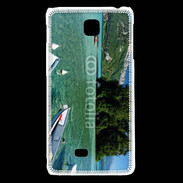 Coque LG F5 Barques sur le lac d'Annecy