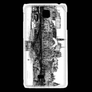 Coque LG F5 Pont des arts à Paris en dessin