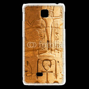 Coque LG F5 Hiéroglyphe sur colonne