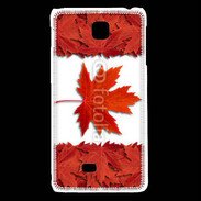 Coque LG F5 Canada en feuilles