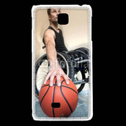 Coque LG F5 Joueur de basket en fauteuil
