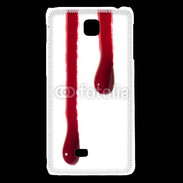 Coque LG F5 Gouttes de sang