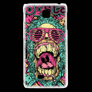 Coque LG F5 Tête de mort Popstar