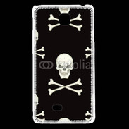 Coque LG F5 Fond tête de mort 3