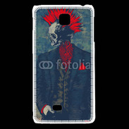 Coque LG F5 Tête de mort Punk