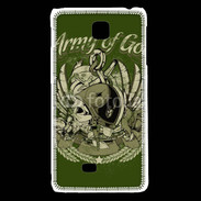 Coque LG F5 Tête de Mort Army of God