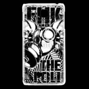 Coque LG F5 Tête de Mort Police