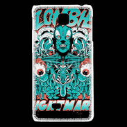 Coque LG F5 Tête de Mort Zombie 25