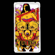 Coque LG F5 Tête de Mort Sinful