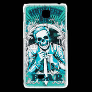Coque LG F5 Tête de Mort Harvest of fear