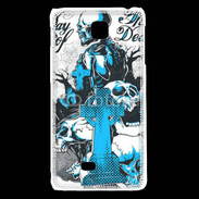 Coque LG F5 Tête de Mort Day Dead