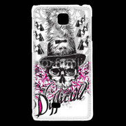 Coque LG F5 Tête de Mort Difficult