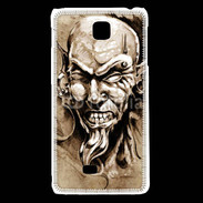 Coque LG F5 Visage tatouée et percée 50