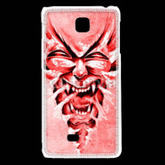 Coque LG F5 Monstre en dessin rouge 