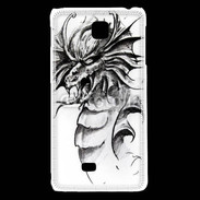 Coque LG F5 Dragon en dessin 35