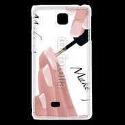 Coque LG F5 Pose de vernis esthéticienne