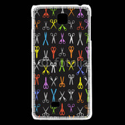 Coque LG F5 Fond ciseau coiffeur