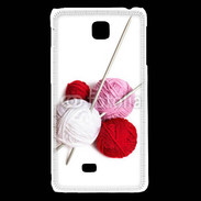 Coque LG F5 Tricot et couture