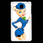 Coque LG F5 Hôtesse de l'air