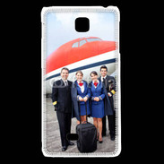 Coque LG F5 Commandant de bord et hôtesse de l'air 3