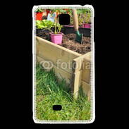Coque LG F5 Jardinier 8