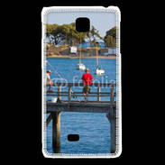 Coque LG F5 Pêcheurs sur ponton
