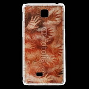 Coque LG F5 Peinture préhistorique de mains