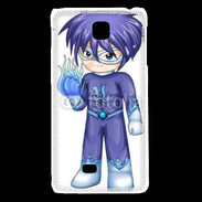 Coque LG F5 Chibi style illustration of a superhero