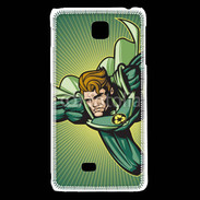Coque LG F5 Recycle Hero (with a cape)
