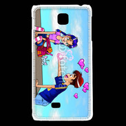 Coque LG F5 Garçon romantique