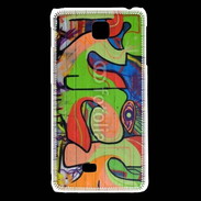 Coque LG F5 graffiti fuck 