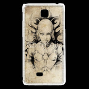 Coque LG F5 Guerrière en dessin 12