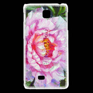 Coque LG F5 Fleur en peinture