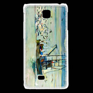 Coque LG F5 Peinture bateau de pêche