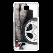 Coque LG F5 Pneu sexy