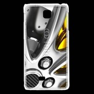 Coque LG F5 Jante étrier de frein jaune