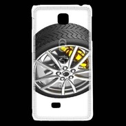 Coque LG F5 Pneu complet étrier jaune